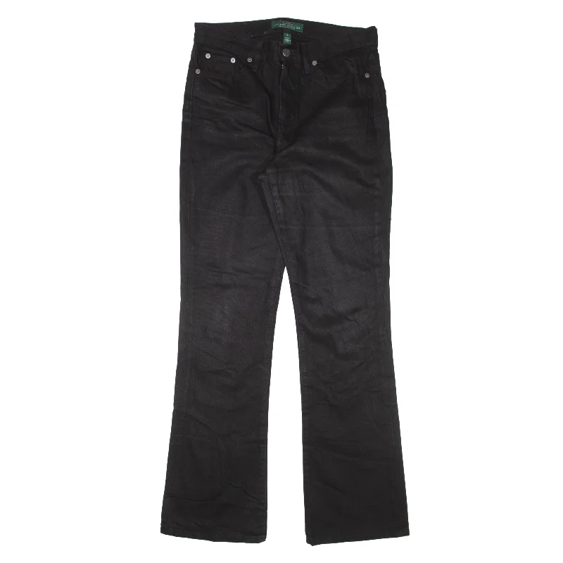 LAUREN RALPH LAUREN Jeans Black Denim Slim Straight Womens W29 L32 Casual Skinny Fit Jeans LAUREN RALPH LAUREN Jeans Black Denim Slim Straight Womens W29 L32 Casual Skinny Fit Jeans