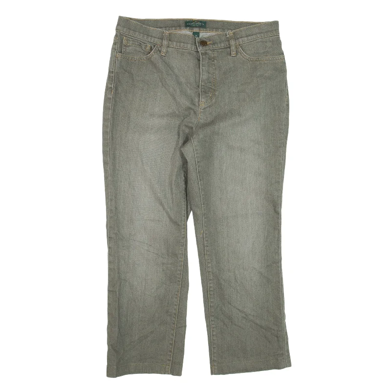 LAUREN RALPH LAUREN Jeans Green Denim Regular Straight Womens W30 L23 Classic Button Fly Jeans LAUREN RALPH LAUREN Jeans Green Denim Regular Straight Womens W30 L23 Classic Button Fly Jeans