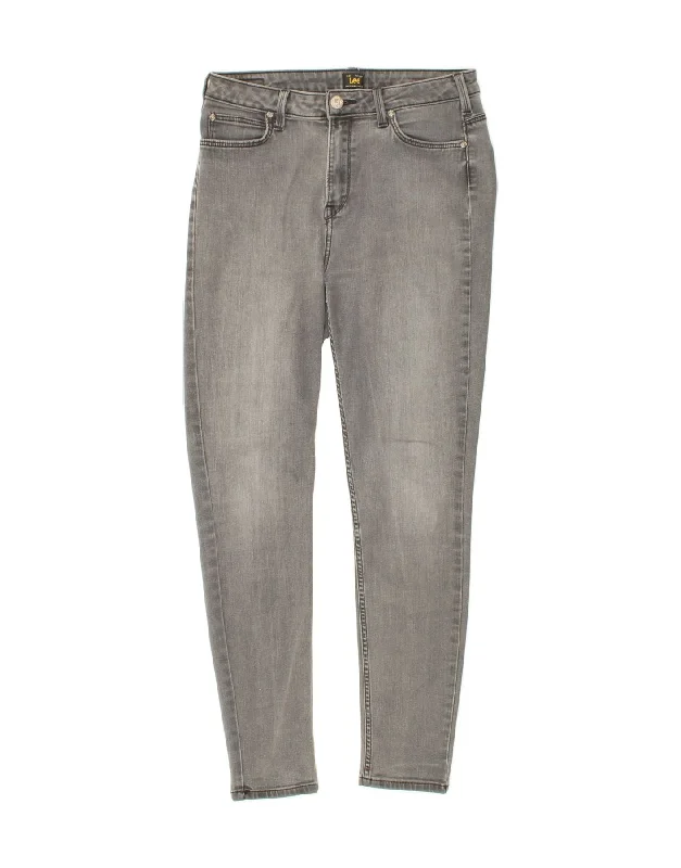 LEE Womens Skyler Skinny Jeans W31 L28 Grey Cotton Fashionable Relaxed Fit Denim