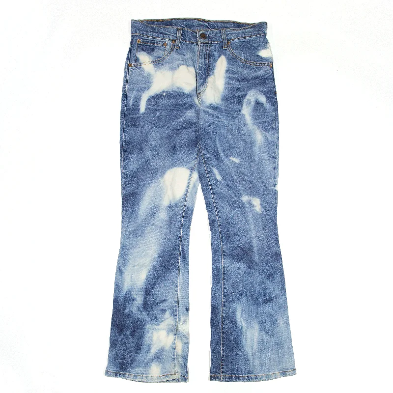 LEVI'S 525 89 Bleached Jeans Blue Denim Slim Bootcut Womens W30 L30 Stylish Tapered Fit Jeans LEVI'S 525 89 Bleached Jeans Blue Denim Slim Bootcut Womens W30 L30 Stylish Tapered Fit Jeans