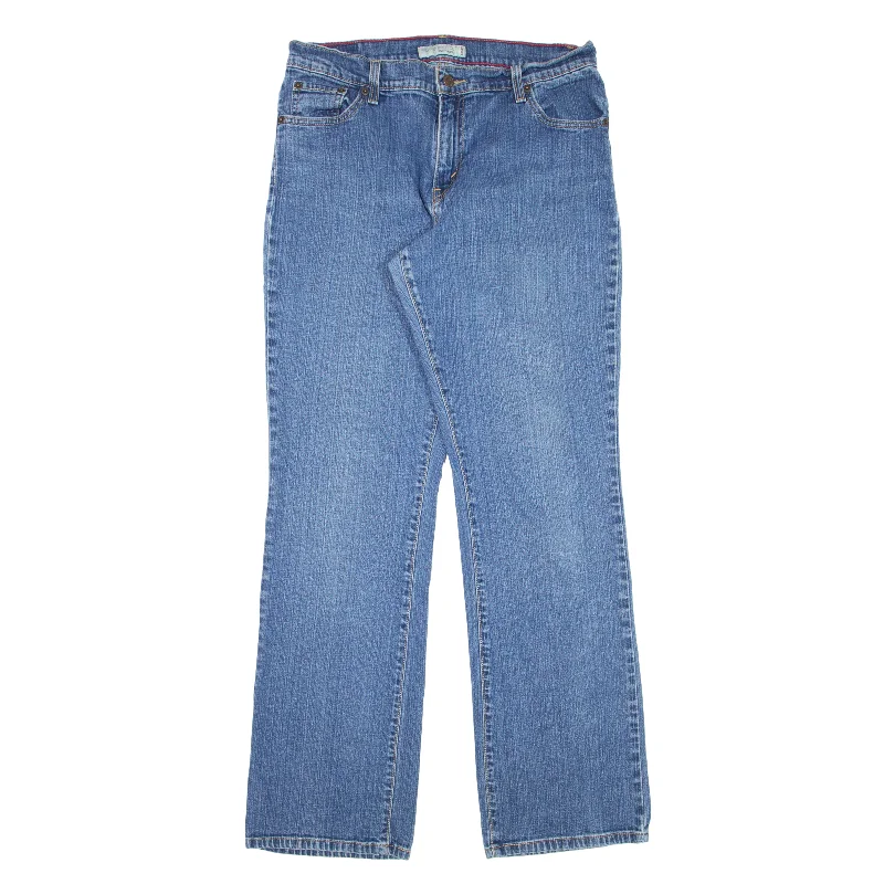 LEVI'S 550 Jeans Blue Denim Relaxed Bootcut Womens W30 L32 Fashionable Raw Hem Bootcut Jeans LEVI'S 550 Jeans Blue Denim Relaxed Bootcut Womens W30 L32 Fashionable Raw Hem Bootcut Jeans
