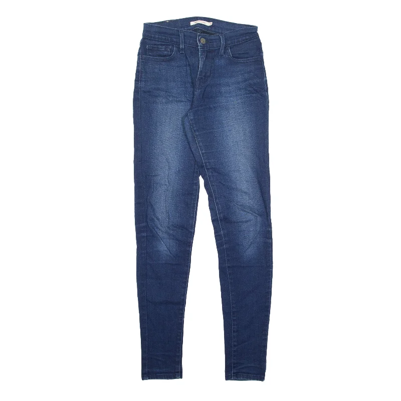 LEVI'S 710 Jeans Blue Denim Slim Skinny Stone Wash Womens W26 L32 Fashionable White Denim Jeans LEVI'S 710 Jeans Blue Denim Slim Skinny Stone Wash Womens W26 L32 Fashionable White Denim Jeans