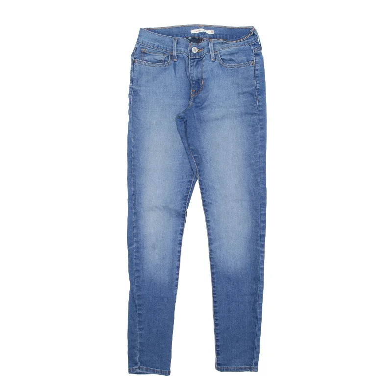 LEVI'S 710 Jeans Blue Denim Slim Skinny Stone Wash Womens W27 L30 Chic Vintage-Inspired Denim Jeans LEVI'S 710 Jeans Blue Denim Slim Skinny Stone Wash Womens W27 L30 Chic Vintage-Inspired Denim Jeans