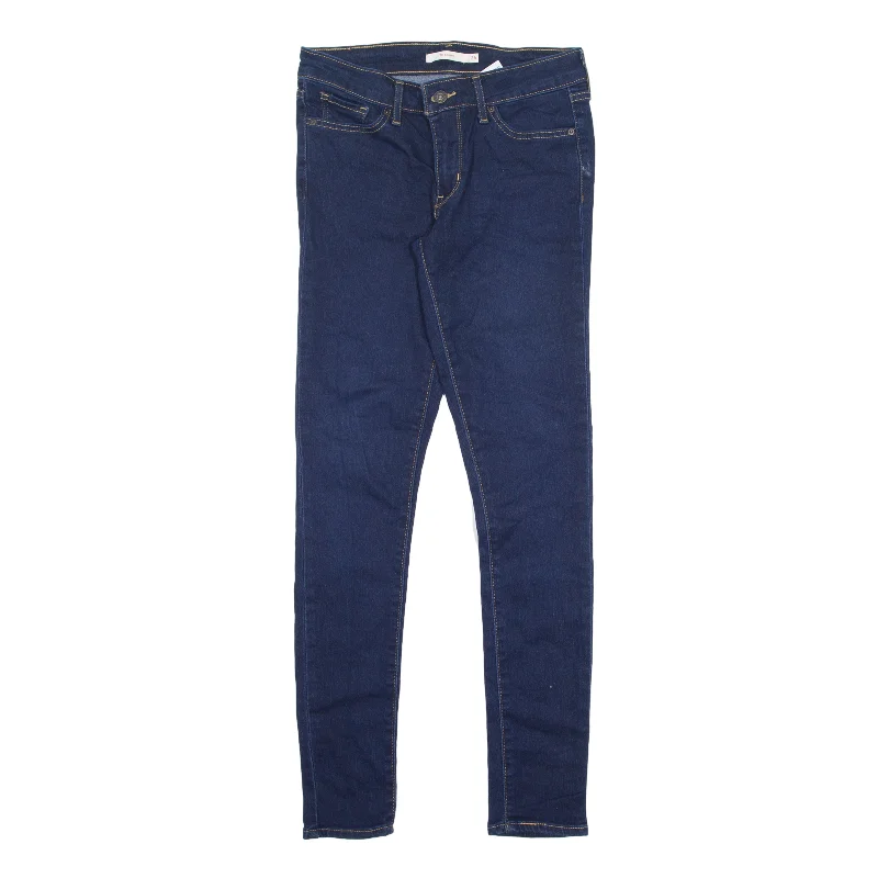 LEVI'S 711 Jeans Blue Denim Slim Skinny Womens W26 L30 Fashionable Straight Cut Jeans LEVI'S 711 Jeans Blue Denim Slim Skinny Womens W26 L30 Fashionable Straight Cut Jeans