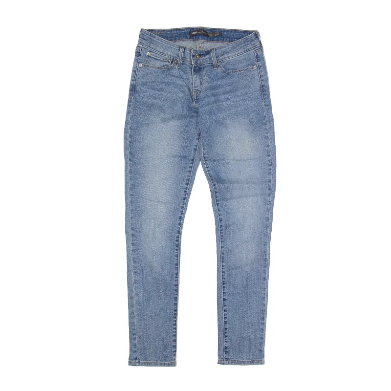 LEVI'S Jeans Blue Denim Slim Skinny Stone Wash Womens W25 L29 Stylish Acid-Wash Jeans LEVI'S Jeans Blue Denim Slim Skinny Stone Wash Womens W25 L29 Stylish Acid-Wash Jeans