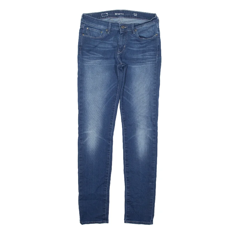 LEVI'S Mid Rise Jeans Blue Denim Slim Skinny Stone Wash Womens W28 L32 Fashionable Bootcut Jeans LEVI'S Mid Rise Jeans Blue Denim Slim Skinny Stone Wash Womens W28 L32 Fashionable Bootcut Jeans