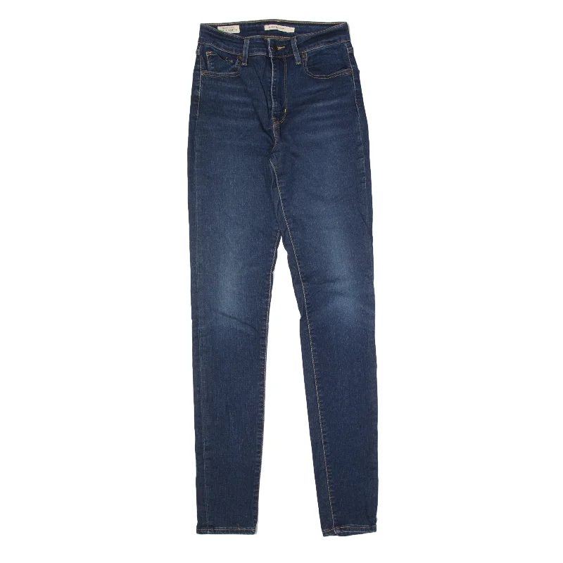 LEVI'S Premium 721 High Rise Jeans Blue Denim Slim Skinny Stone Wash Womens W26 L32 Comfortable Flare Leg Jeans LEVI'S Premium 721 High Rise Jeans Blue Denim Slim Skinny Stone Wash Womens W26 L32 Comfortable Flare Leg Jeans