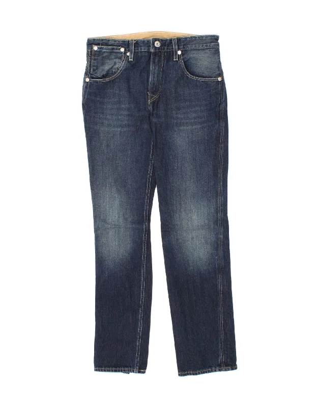 LEVI'S Womens 511 Slim Jeans W32 L32 Navy Blue Cotton Comfortable Zip-Up Skinny Jeans LEVI'S Womens 511 Slim Jeans W32 L32 Navy Blue Cotton Comfortable Zip-Up Skinny Jeans