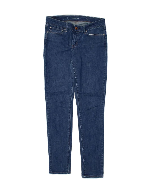 LEVI'S Womens Demi Curve Mid Rise Skinny Jeans W28 L31 Navy Blue Cotton Chic Cropped Jeans LEVI'S Womens Demi Curve Mid Rise Skinny Jeans W28 L31 Navy Blue Cotton Chic Cropped Jeans
