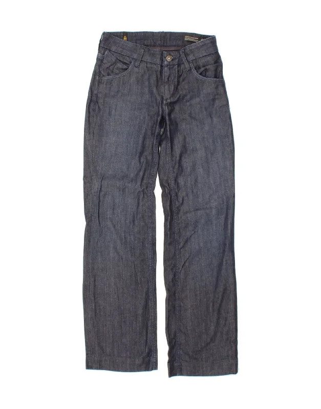 MELTIN' POT Womens Straight Jeans W26 L29 Navy Blue Cotton Casual Straight-Leg Jeans MELTIN' POT Womens Straight Jeans W26 L29 Navy Blue Cotton Casual Straight-Leg Jeans