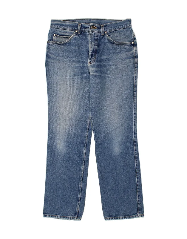 MUSTANG Womens Straight Jeans W33 L30 Blue Cotton Fashionable Slim Fit Jeans
