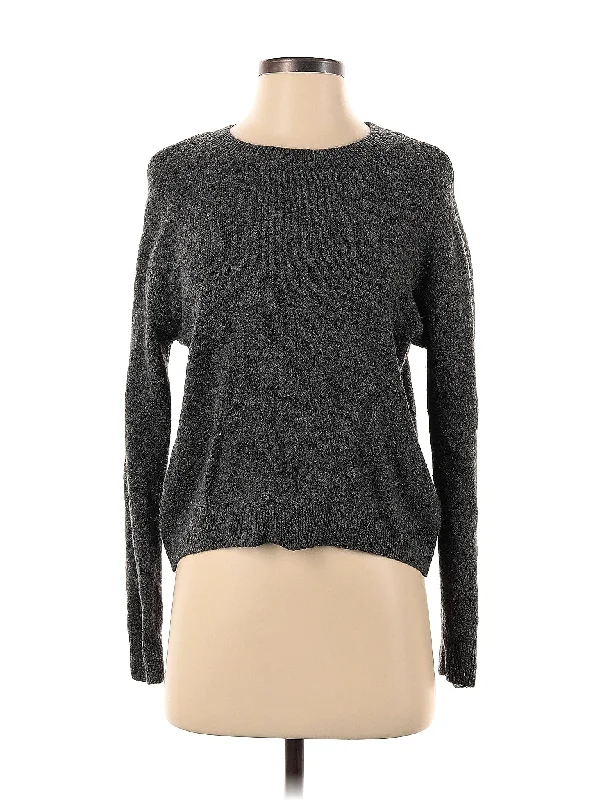 Pullover Sweater Houndstooth Herringbone Solid