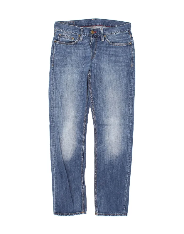 TOMMY HILFIGER Womens Slim Jeans W32 L32 Blue Cotton Elegant High-Waisted Flared Jeans TOMMY HILFIGER Womens Slim Jeans W32 L32 Blue Cotton Elegant High-Waisted Flared Jeans