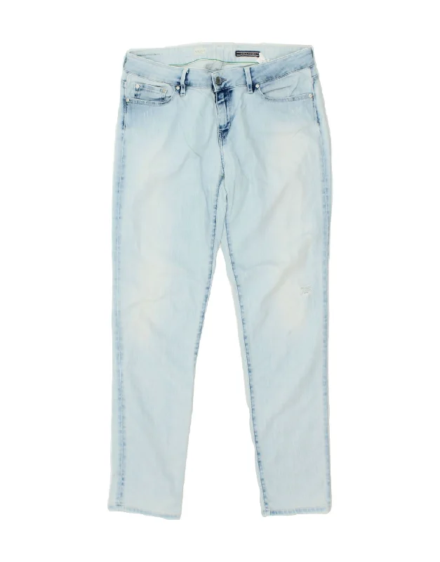TOMMY HILFIGER Womens Venice Skinny Jeans W30 L32 Blue Cotton Comfortable Zip-Fly Denim Jeans TOMMY HILFIGER Womens Venice Skinny Jeans W30 L32 Blue Cotton Comfortable Zip-Fly Denim Jeans