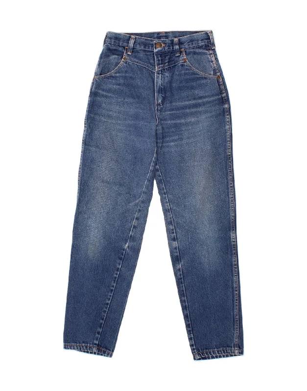 WRANGLER Womens High Rise Tapered Jeans US 9 Medium W26 L28 Blue Trendy Bootcut High-Waisted Jeans WRANGLER Womens High Rise Tapered Jeans US 9 Medium W26 L28 Blue Trendy Bootcut High-Waisted Jeans