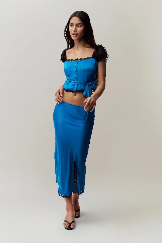 Kahli Midi Skirt wrap skirt elegant