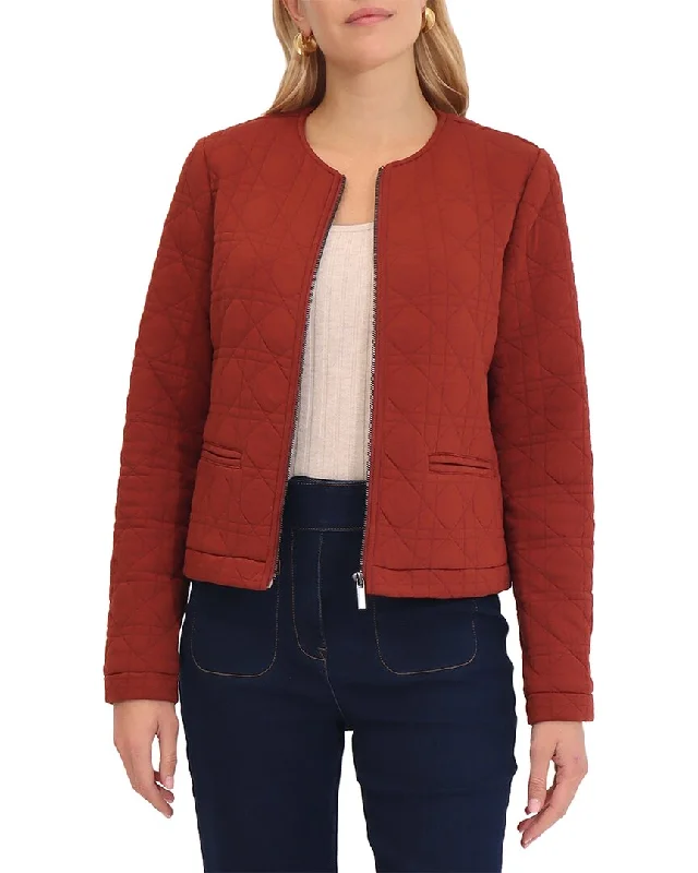 Bagatelle Quilted Jacket Cardigan Sweater Pullover