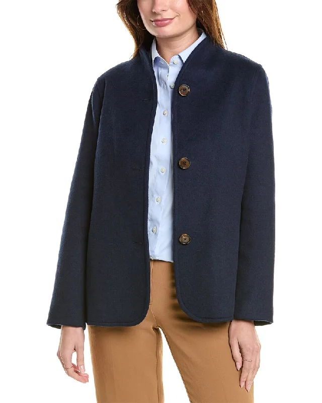 Brooks Brothers Wool-Blend Jacket Elasticated Jacket Padded Jacket Insulated Jacket