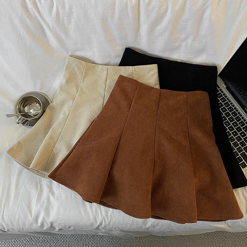 Corduroy Twirl Skirt (3 Colors) boho skirt vibe