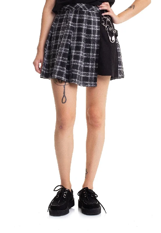 Dark In Love - Punk Big Pin - Skirt corduroy skirt cozy