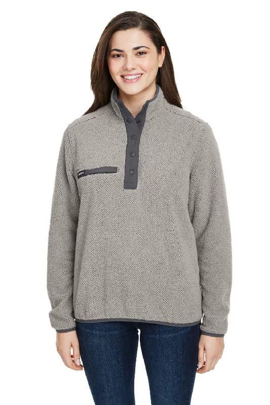 Dri Duck Womens Cypress Anti Static Sherpa Fleece 1/4 Snap Sweatshirt w/ Pocket - Moss Hoodie with Full-Zip Functional Layering Dri Duck Womens Cypress Anti Static Sherpa Fleece 1/4 Snap Sweatshirt w/ Pocket - Moss Hoodie with Full-Zip Functional Layering