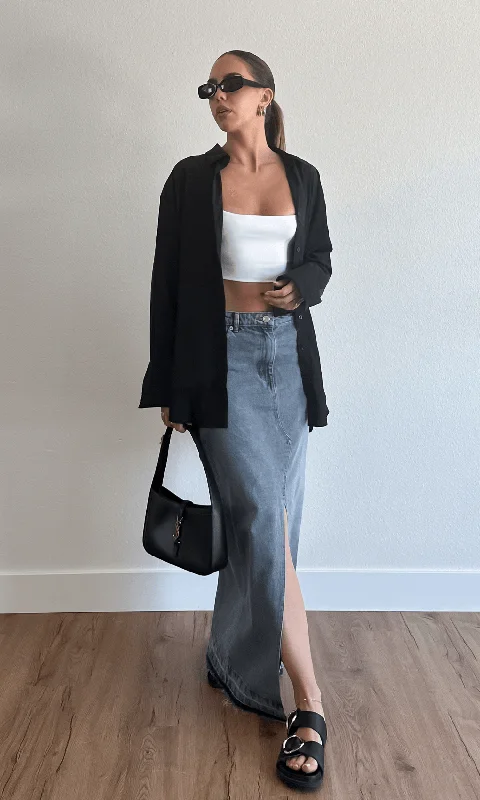 Feeling Myself Maxi Skirt - FINAL SALE cashmere skirt plush