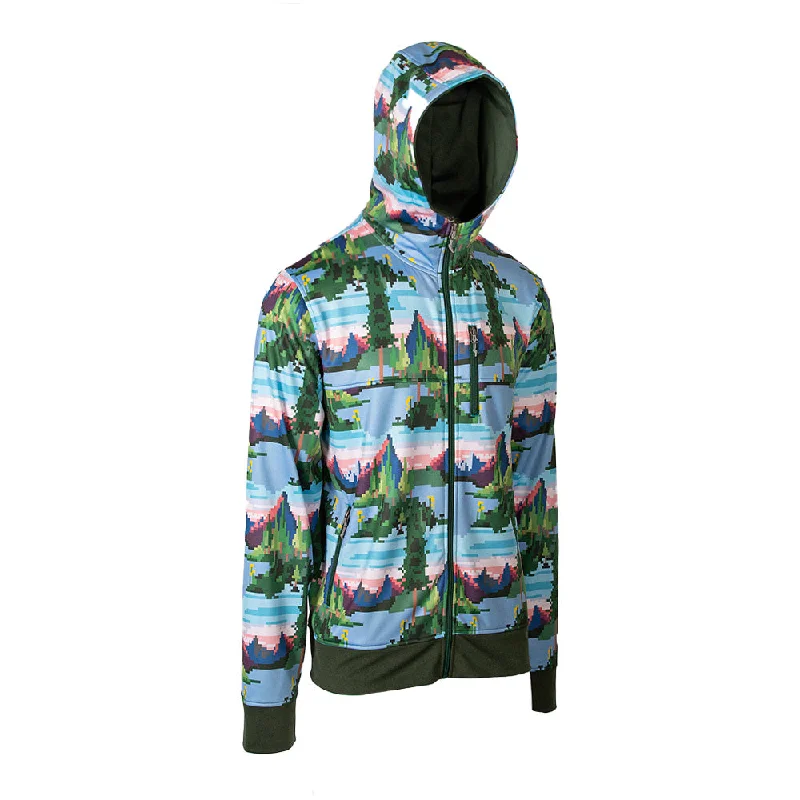 Full Zip Performance Hoodie | Alpine Digi PreOrder Hoodie with Velcro Closure Adjustable Secure Full Zip Performance Hoodie | Alpine Digi PreOrder Hoodie with Velcro Closure Adjustable Secure