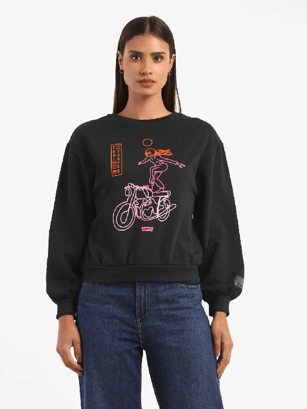 Graphic Sweatshirt From The Levi's Motorcycle Collection Hoodie with Belted Waist Structured Tailored Graphic Sweatshirt From The Levi's Motorcycle Collection Hoodie with Belted Waist Structured Tailored