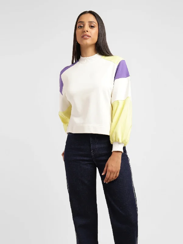 Levi's x Deepika Padukone Colorblock Crew Neck SweatShirt Hoodie with Ribbed Hem Stretchable Secure Levi's x Deepika Padukone Colorblock Crew Neck SweatShirt Hoodie with Ribbed Hem Stretchable Secure