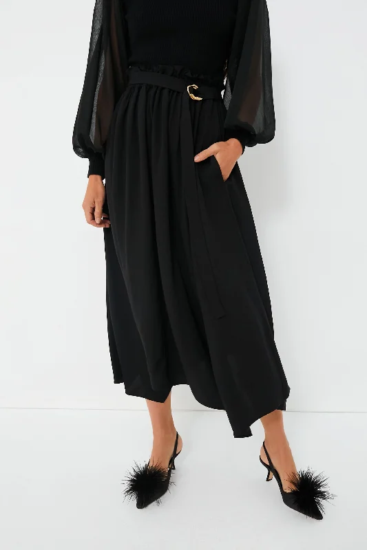 Noir Zeta Skirt relaxed fit skirt