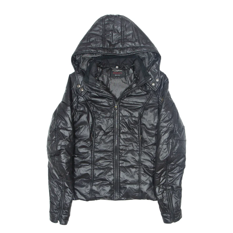 REFRIGIWEAR Sixty Spa Insulated Puffer Jacket Black Womens M Mesh Jacket Canvas Jacket Denim Jacket