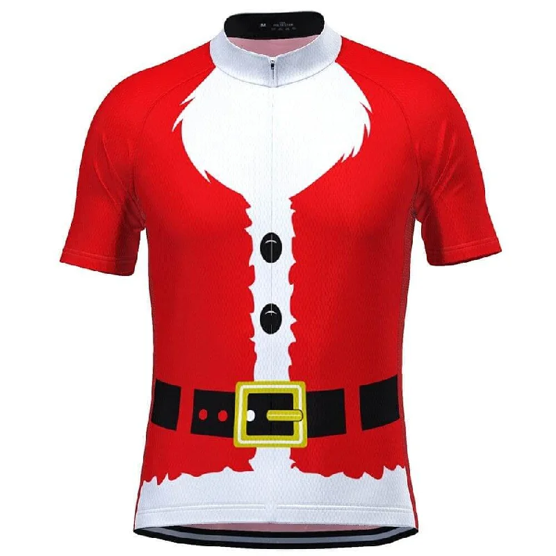 Santa Jacket Cycling Jersey Belted Jacket Elasticated Jacket Padded Jacket