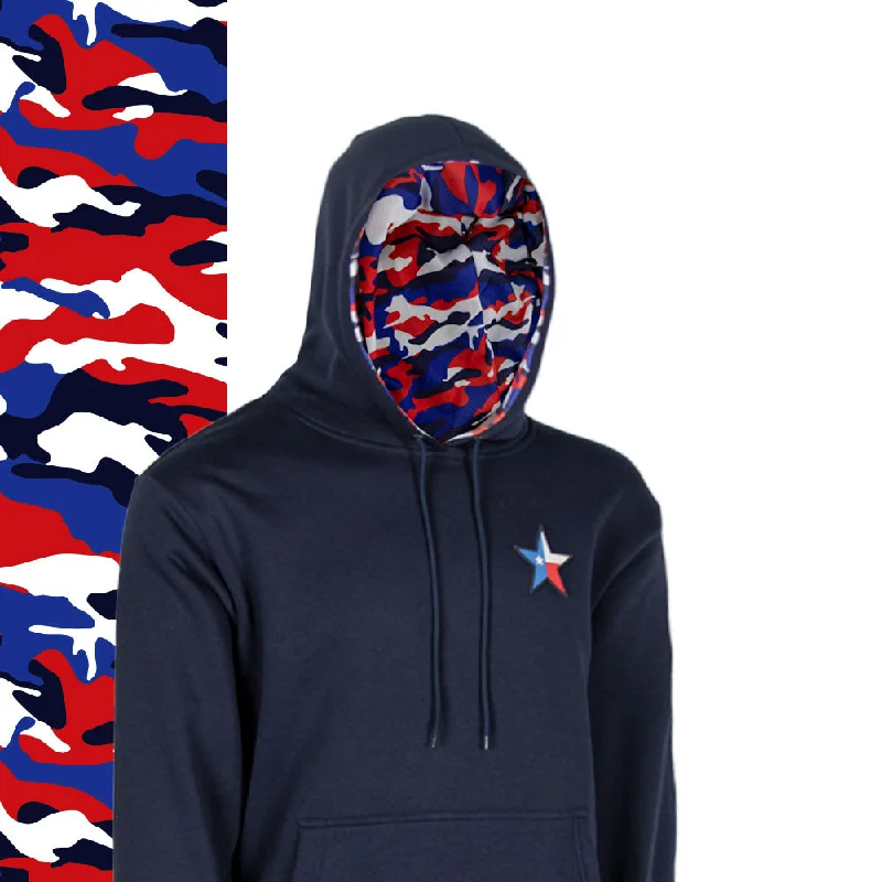 Special Edition Classic Lined Hoodie | Texas USA Camo Hoodie with Applique Textured Unique Special Edition Classic Lined Hoodie | Texas USA Camo Hoodie with Applique Textured Unique