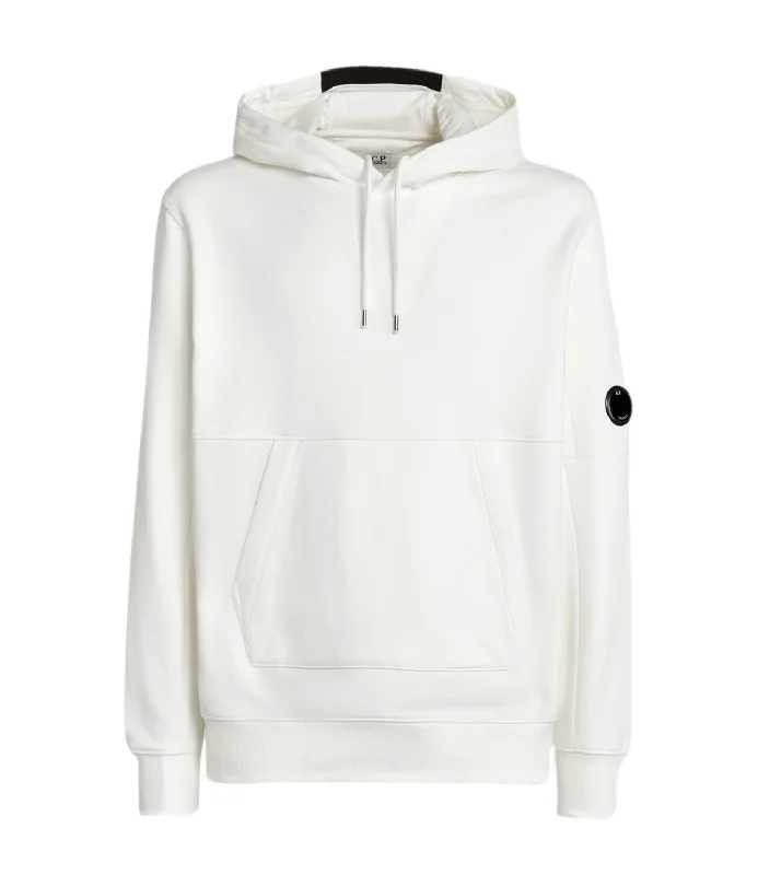 DIAGONAL RAISED FLEECE LENS HOODED SWEATSHIRT bianco Hoodie with Exposed Zipper Edgy Industrial DIAGONAL RAISED FLEECE LENS HOODED SWEATSHIRT bianco Hoodie with Exposed Zipper Edgy Industrial