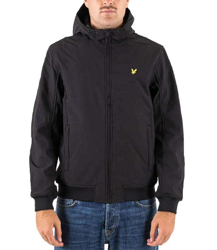 Giacca Lyle & Scott Softshell Jacket nera uomo Cotton Jacket Linen Jacket Terry Jacket