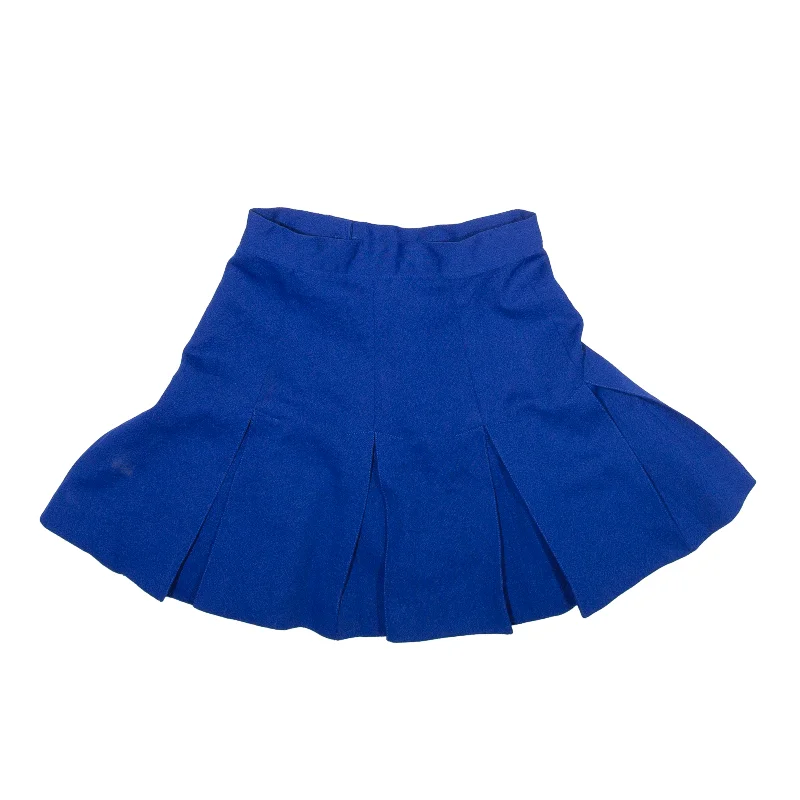 Y2K Pleated Short Mini Skirt Blue Womens XS seamless skirt comfort